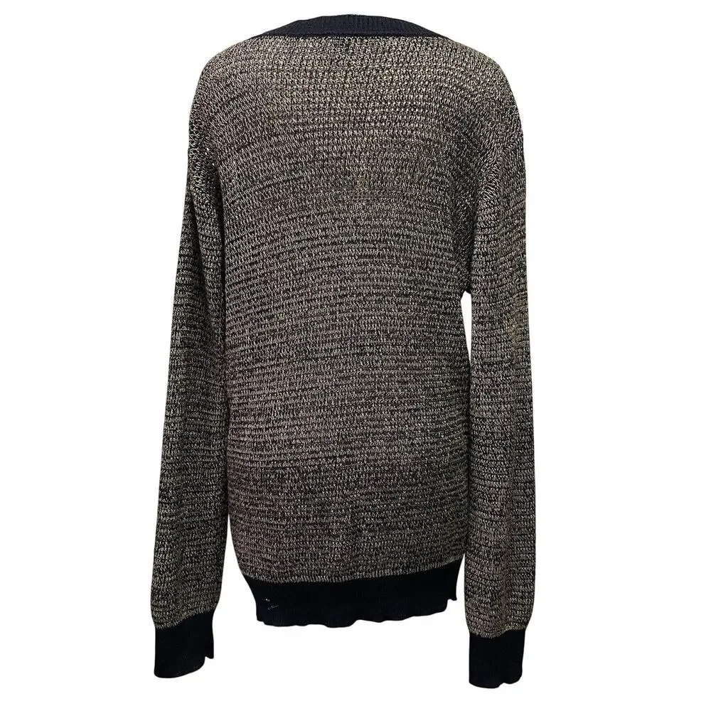 Vintage Armani Collezioni Linen Cotton Sweater L